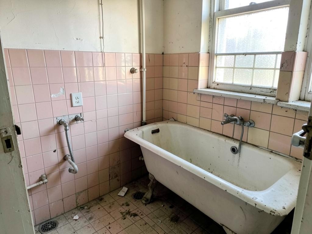 Before — Before and after of a bathroom renovation in La Mata